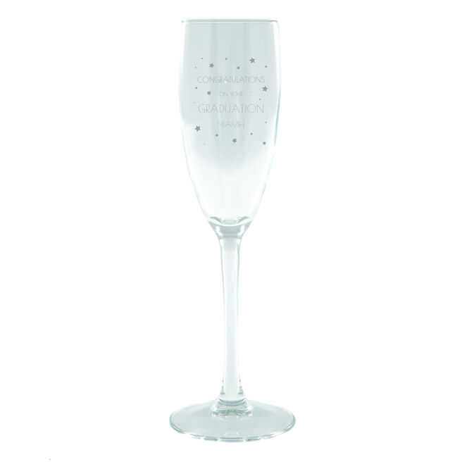 Personalised Congratulations Champagne Flute - Any Name & Occasion